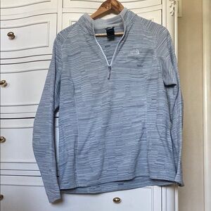 The North Face Gray Quarter-Zip Pullover